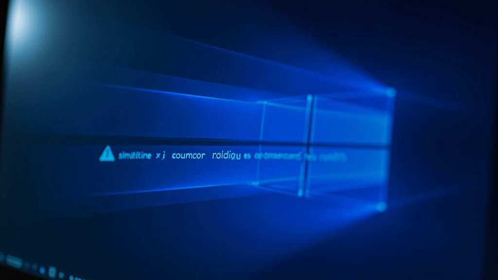 Ecrã de diagnóstico do Windows mostrando código de erro técnico azul com detalhes